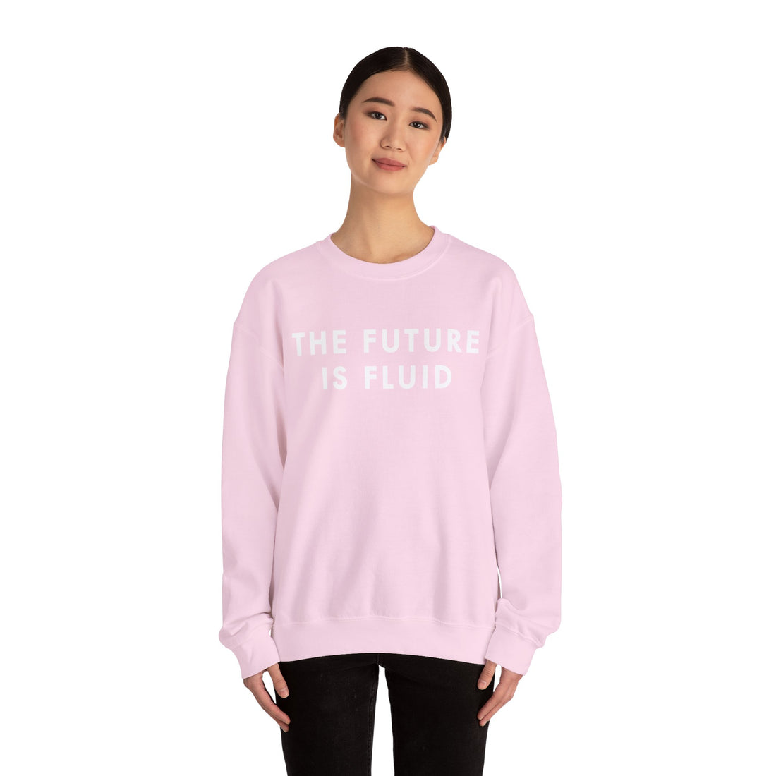 The Future Is Fluid – Crewneck Sweatshirt