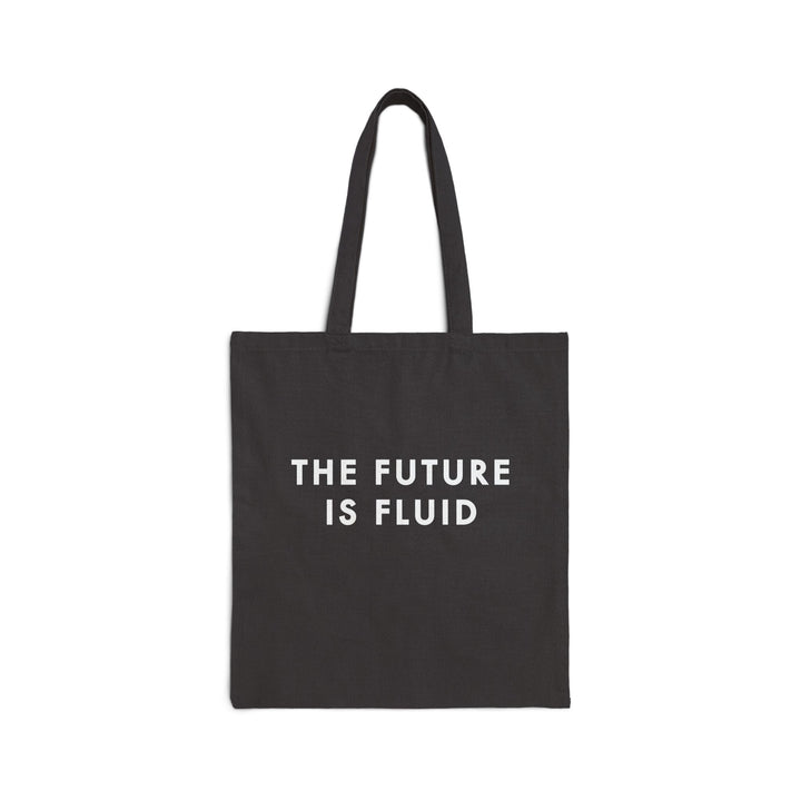 The Future is Fluid — Canvas Tote Bag