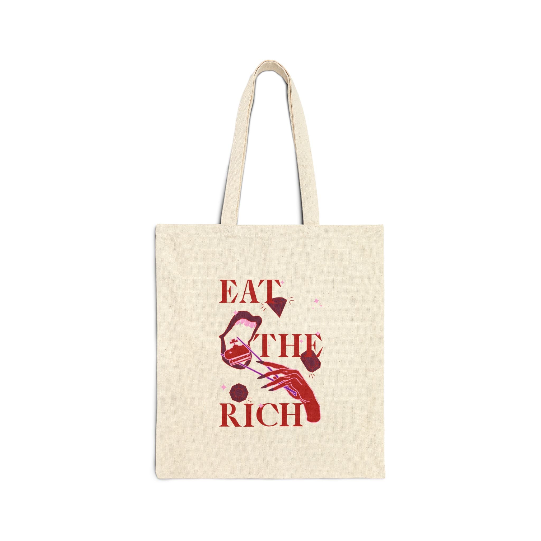 Eat The Rich — Canvas Tote Bag