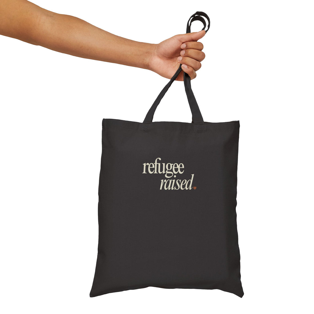 Refugee Raised — Canvas Tote Bag
