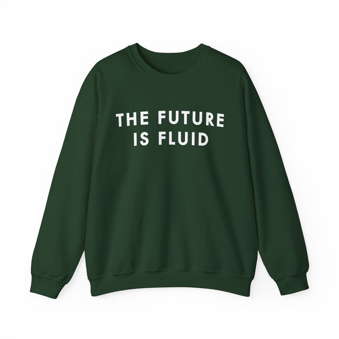 The Future Is Fluid – Crewneck Sweatshirt