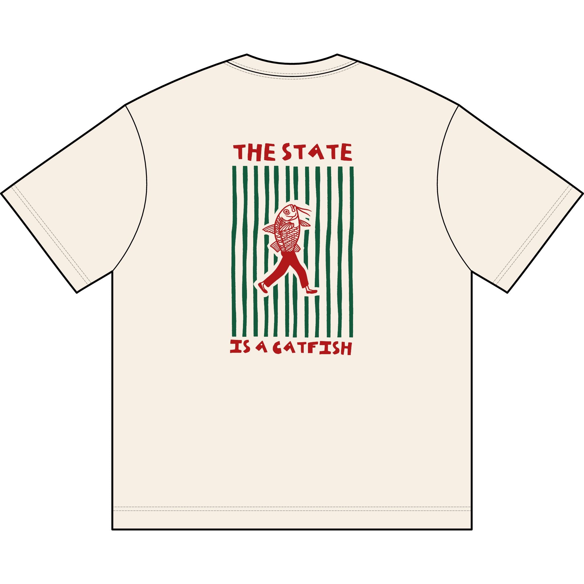 The State is a Catfish — Premium Box Tee