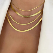 Minimalist Snake Chain Necklace