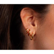 Minimalist Stainless Steel Round Earrings