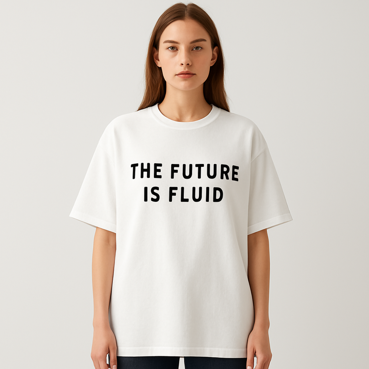 The Future is Fluid — Premium Box Tee