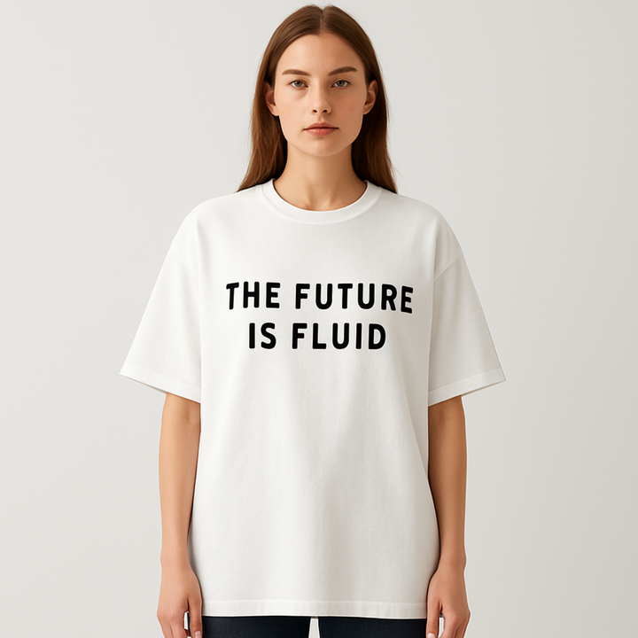 The Future is Fluid — Premium Box Tee