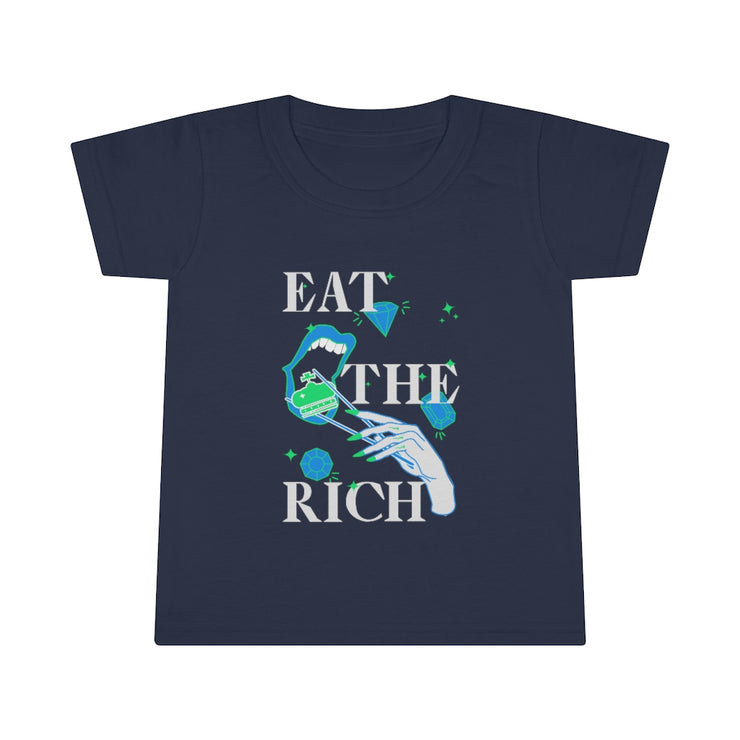 Eat The Rich Toddler T-shirt - Self Sovereignty