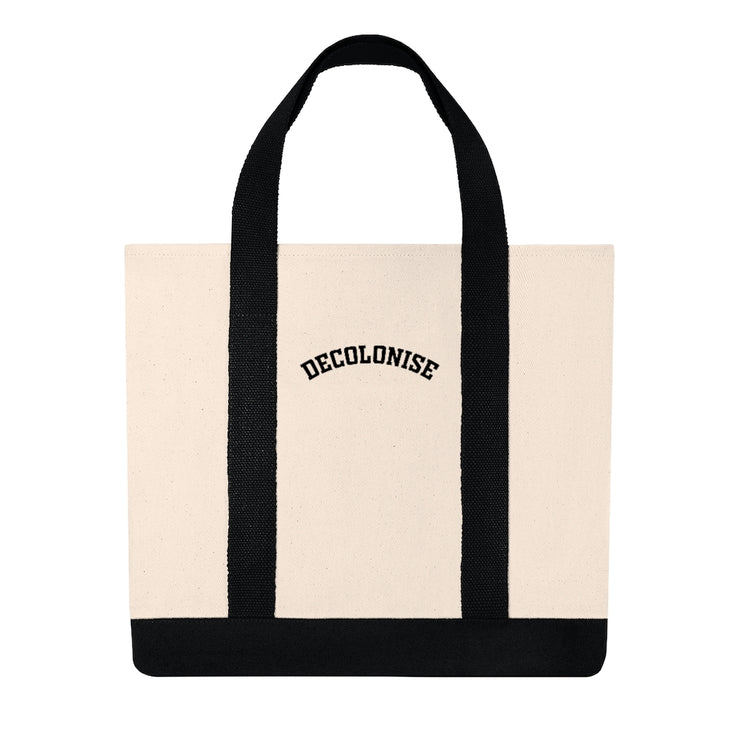 Decolonise Shopping Tote Bag (Embroidered) - Self Sovereignty