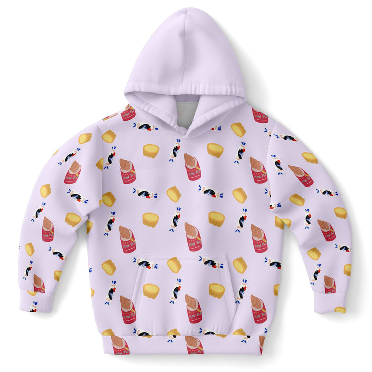 New! Egg Tart & Haw Flakes Youth Hoodie - Self Sovereignty