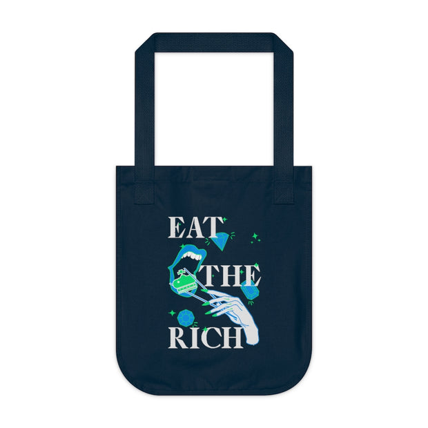 Eat The Rich Organic Tote Bag - Self Sovereignty