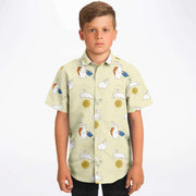 New! Limited Edition Chinese New Year Youth Button Down Shirt (Yellow) - Self Sovereignty