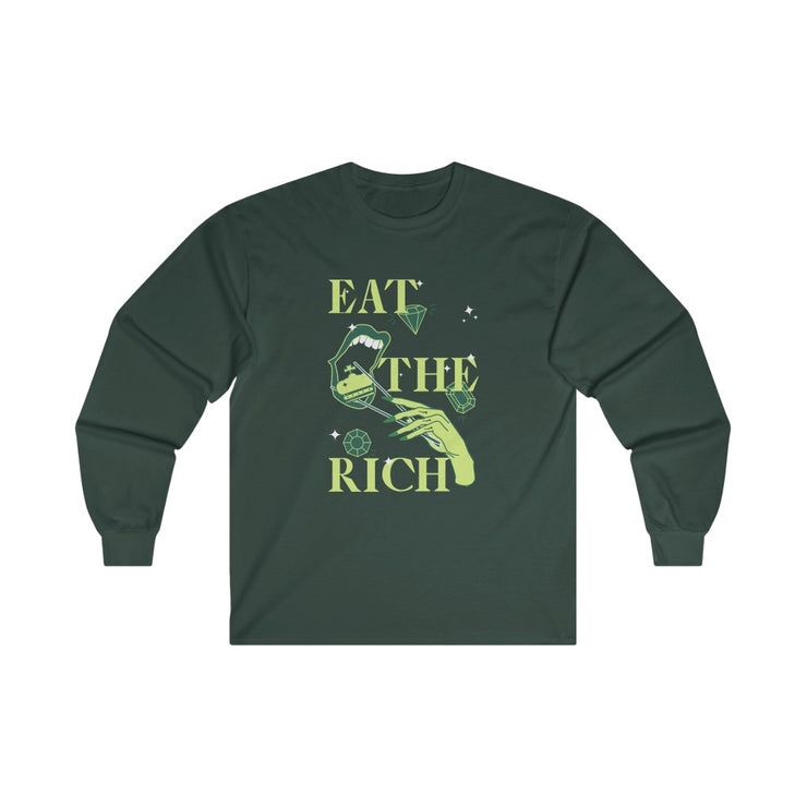 Eat The Rich Collection Long Sleeve Tee - Self Sovereignty