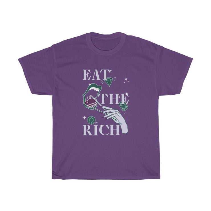 Eat The Rich Crewneck Tee - Self Sovereignty