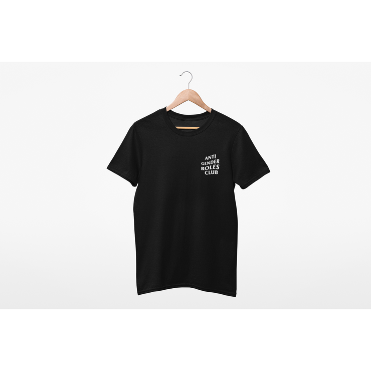 Anti Gender Roles Club Tee (Front Logo Only) - Self Sovereignty