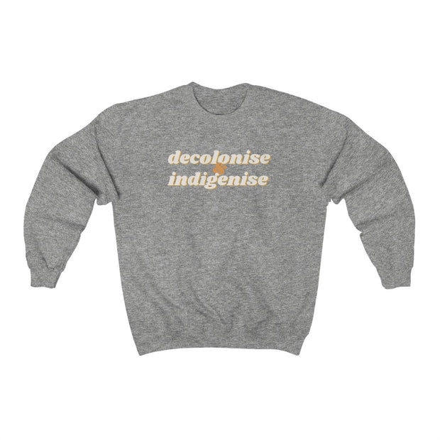 Decolonise & Indigenise Sweatshirt (New Colours!) - Self Sovereignty