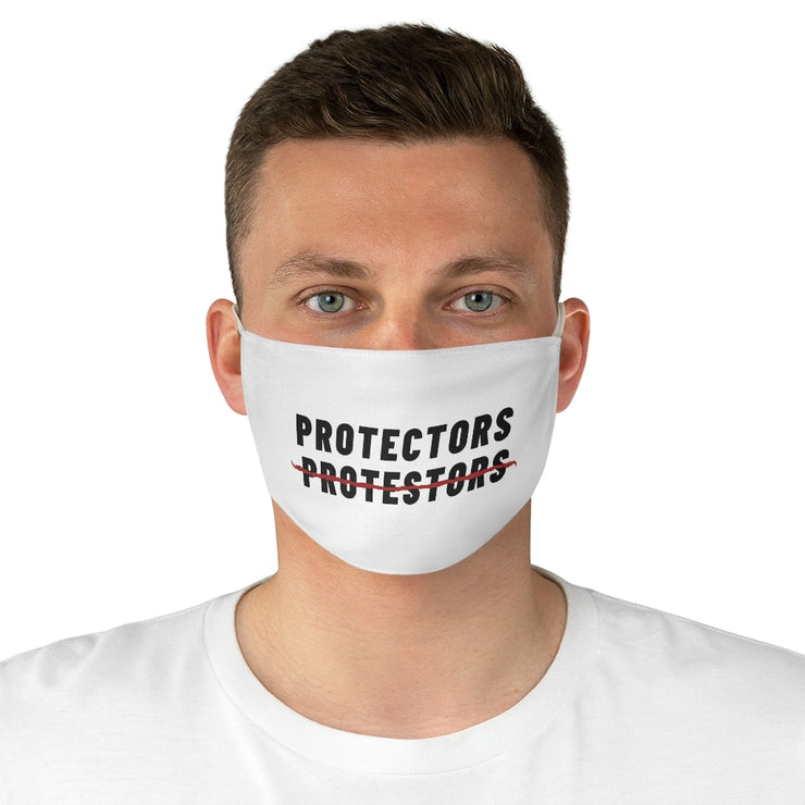Protectors Not Protestors Face Mask - Self Sovereignty