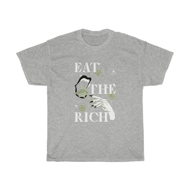 Eat The Rich Crewneck Tee - Self Sovereignty