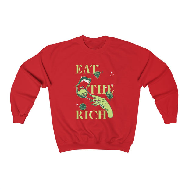 Eat The Rich Crewneck Sweatshirt - Self Sovereignty